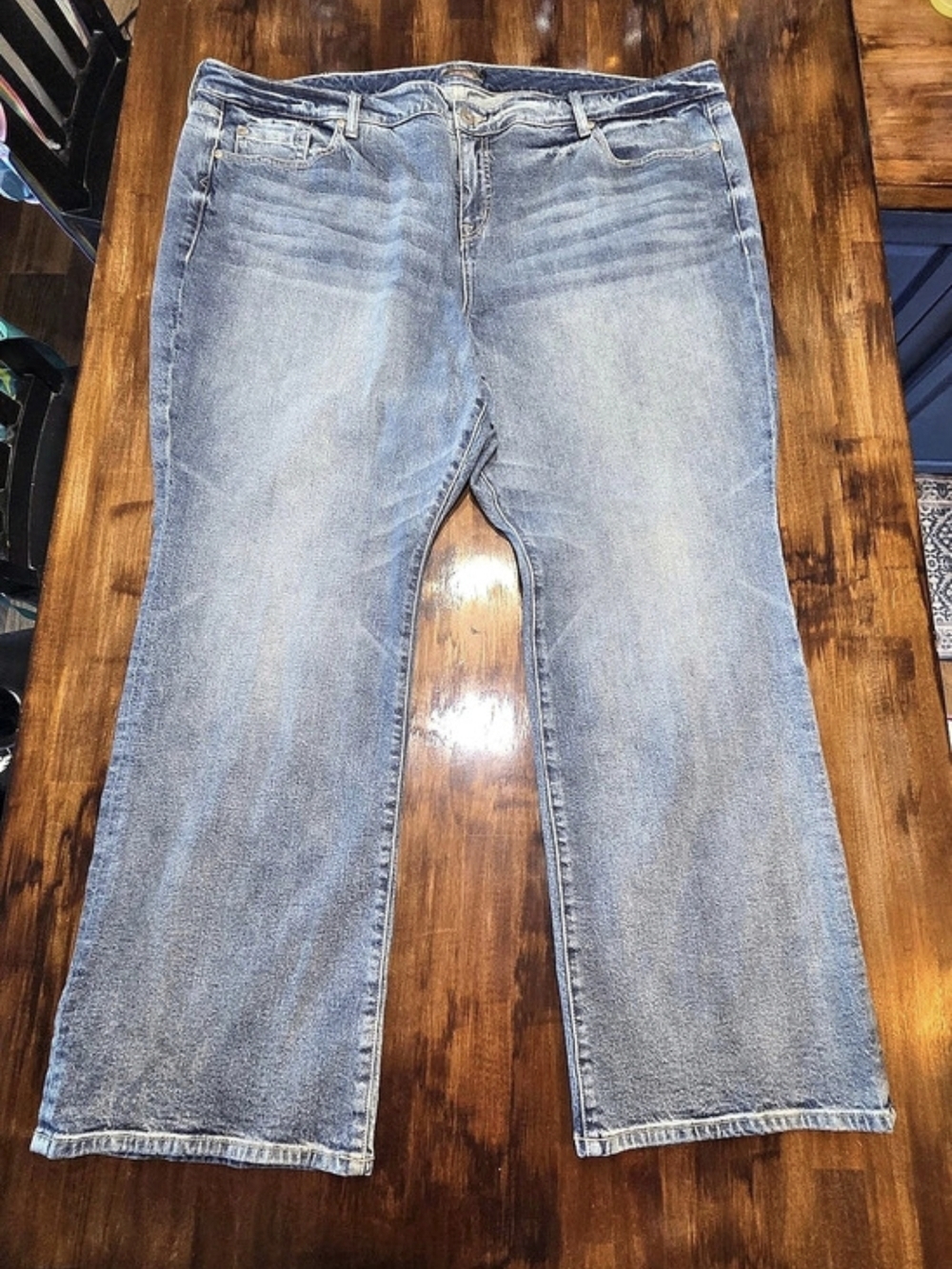TORRID Mid-Rise Slim Boot Blue Jeans Waist 28R